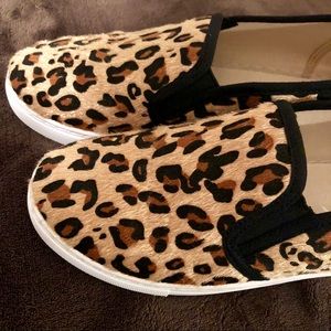 Slip On Leopard Print Shoes
